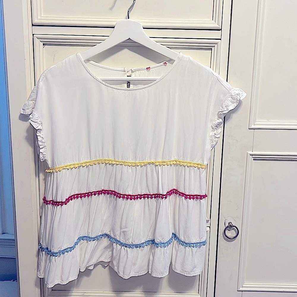 Babydoll blouse from Vivian O nay- size like small/medium (fits both)